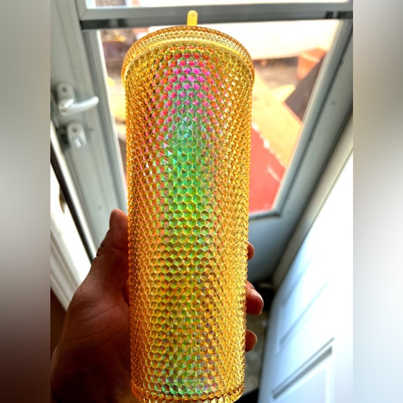 Starbucks Inspired 24oz Gold Bling Studded Tumbler - Picture 11 of 13